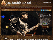 Tablet Screenshot of jcsmithband.com